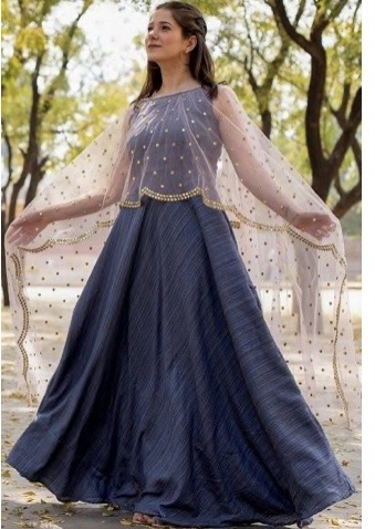 Female Formal Dresses-Capes