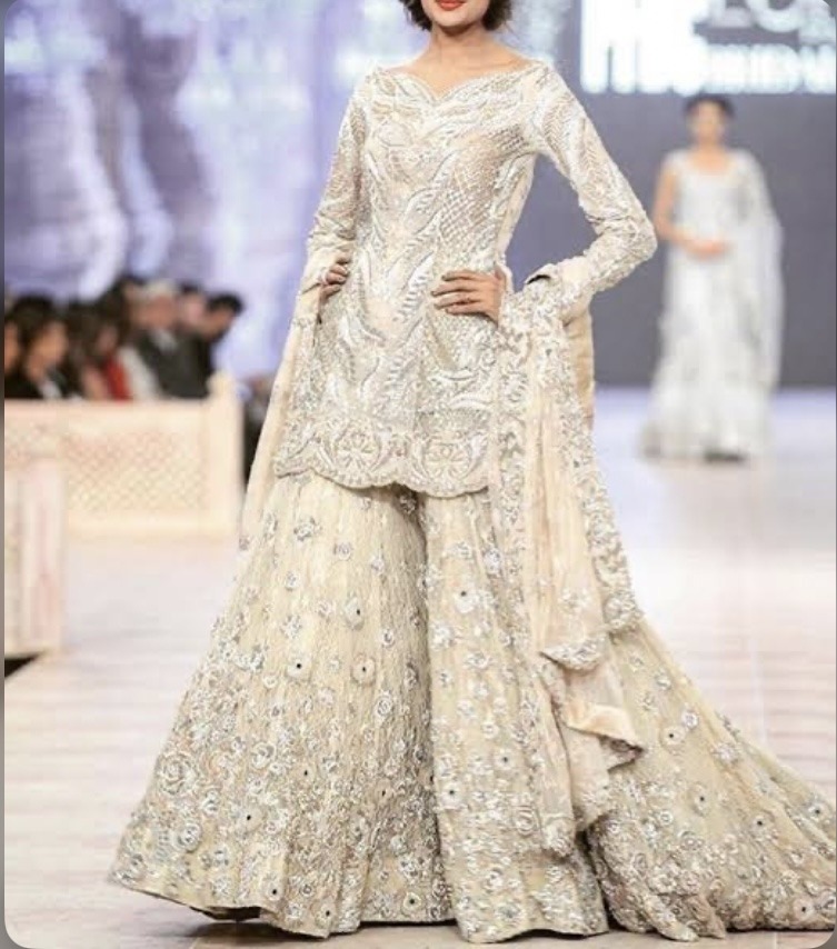 Engagement dress ideas-sharara set