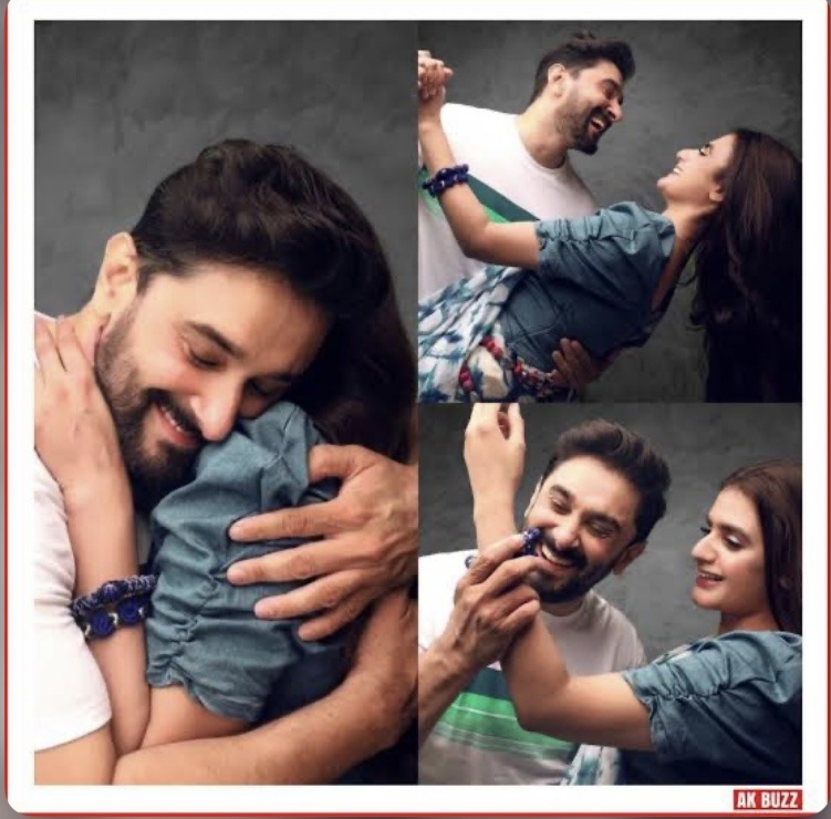 Hira Mani and her husband